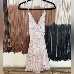 Pastel pink Baevely patterned mini summer dress; perfect condition